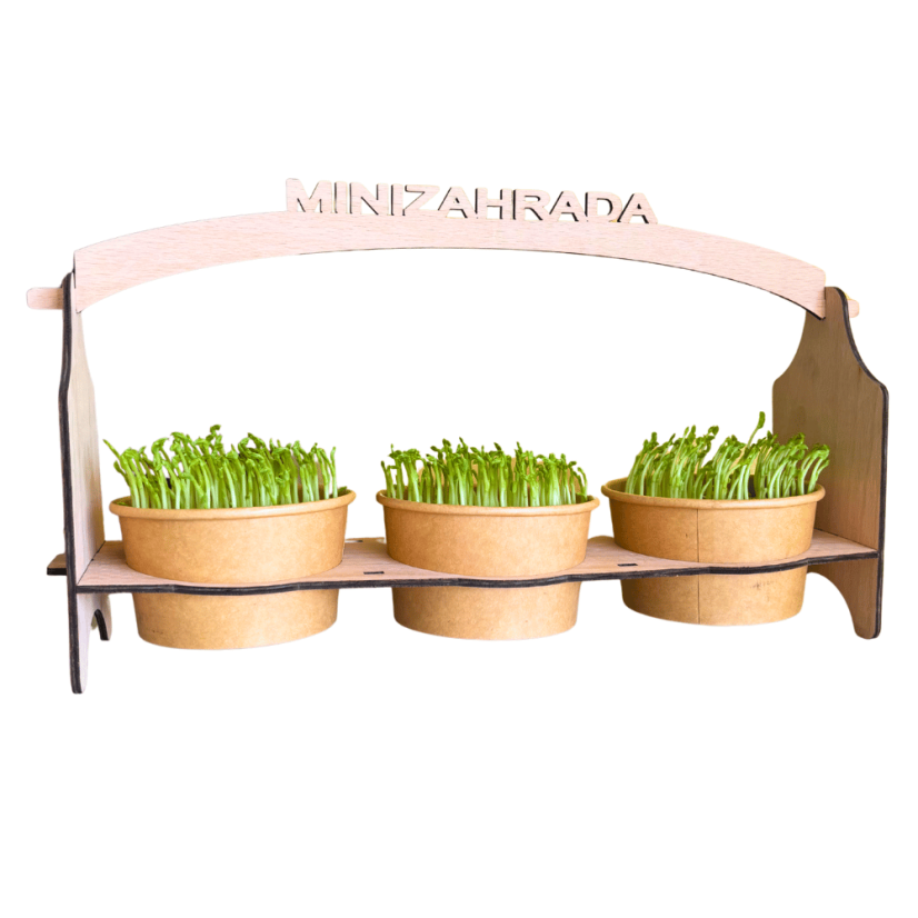 Minizáhradka pre 3 microgreens sety