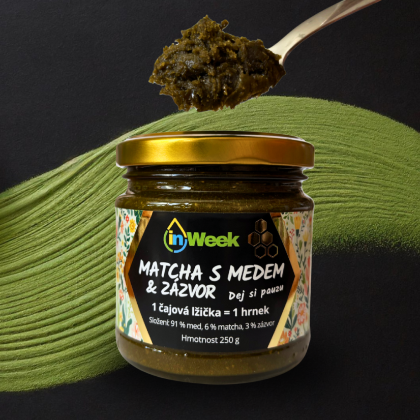 Matcha s medem & zázvorem