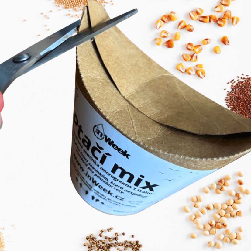 Ptačí mix – semínka microgreens pro ptáčky