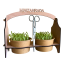 Minizahrádka pro 2 microgreens sety - Výběr minizahrádky: Plus nůžky s logem inWeek