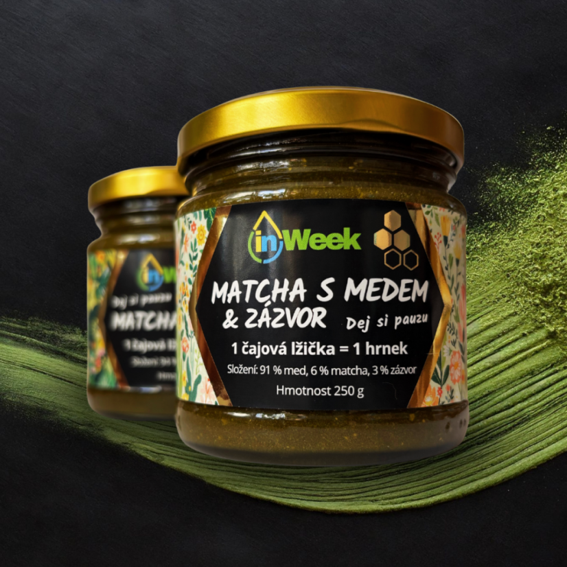 Matcha s medem & zázvorem