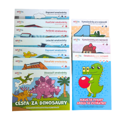 Náhodný výběr malých omalovánek od Kresli.to