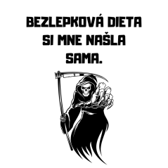 Tričko s potiskem Bezlepková dieta si mne našla sama