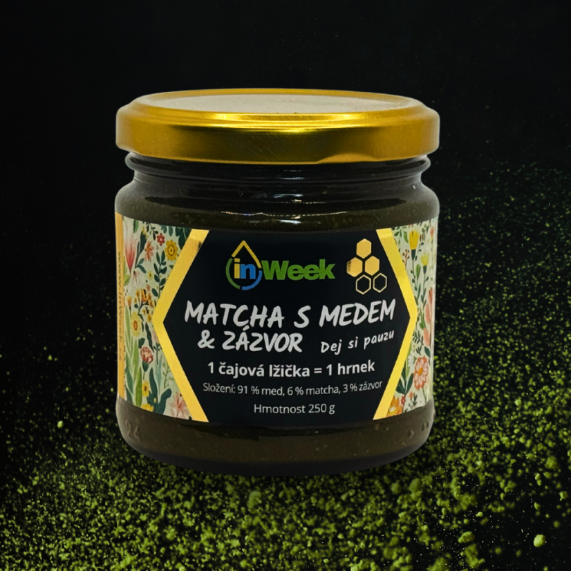 Matcha s medem & zázvorem