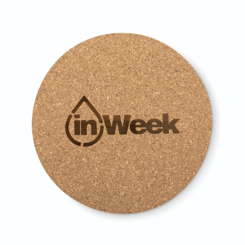 Kulatý korkový podtácek inWeek