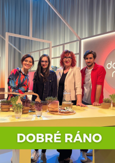 Microgreens v hydrogelu v pořadu Dobré ráno na ČT2