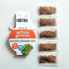 Microgreens semínka - sada inWeek - ostřejší (5 ks)