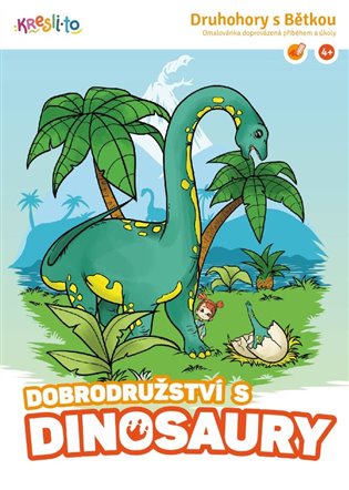 Omalovánky - Dobrodružství s dinosaury