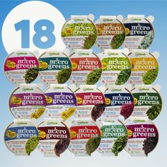 18x Veľká sada microgreens semienok inWeek