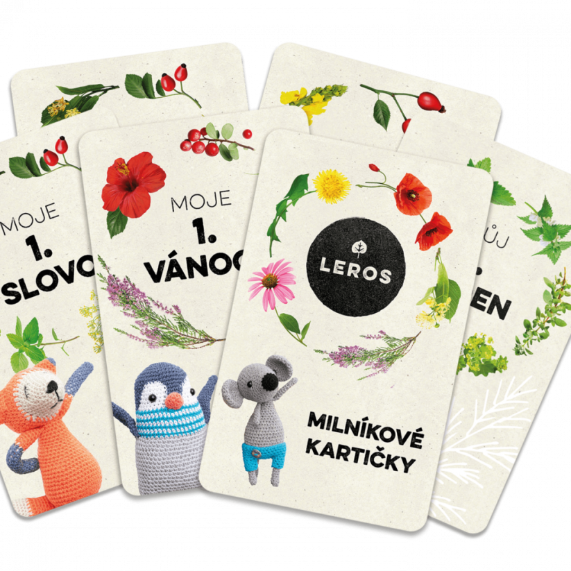 Sada microgreens + výběr čajů s milníkovými kartičkami pro děti